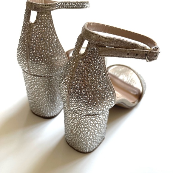 KELLY & KATIE Caital Sandal Light Gold Rhinestones 8.5 - Picture 7 of 11